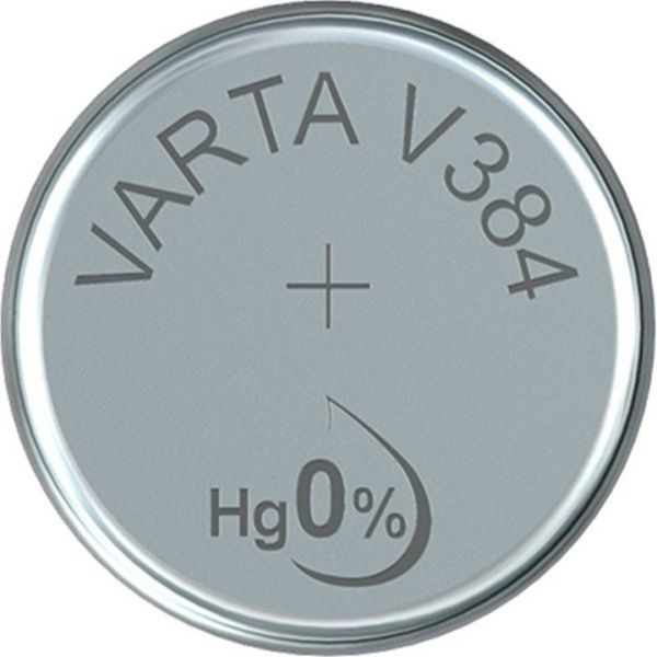 Silberoxid-Knopfzelle Typ SR41 / V384 von Varta